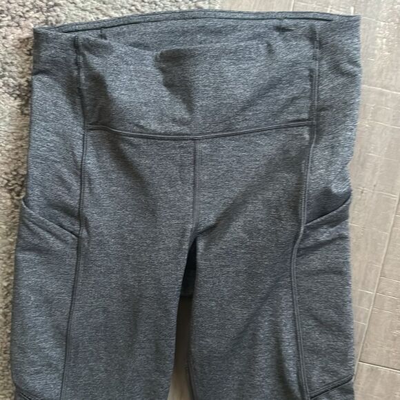 Lululemon Women's Heathered Grey Speed Up Tight *28" Leggings Sz 2 - Picture 6 of 11